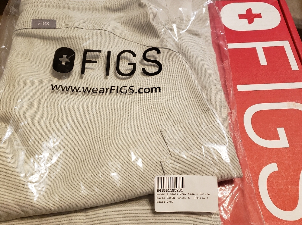 Figs Space Grey NWT Small Petite Kade Pants